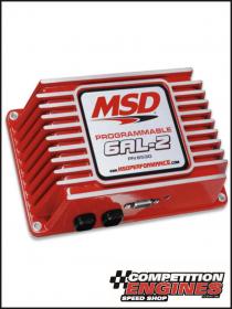 MSD-6530  MSD Programmable Digital 6AL-2 Ignition Box With Rev Limiter, (Red)